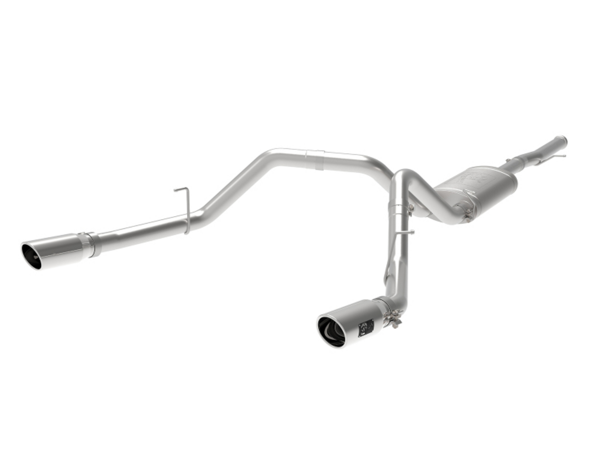 Picture of aFe Apollo GT Series 3 IN 409 SS Cat-Back Exhaust System w- Polish Tip GM Sierra 1500 09-18