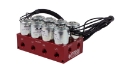 Picture of Ridetech 4-Way Big Red Air valve Fittings Not Included