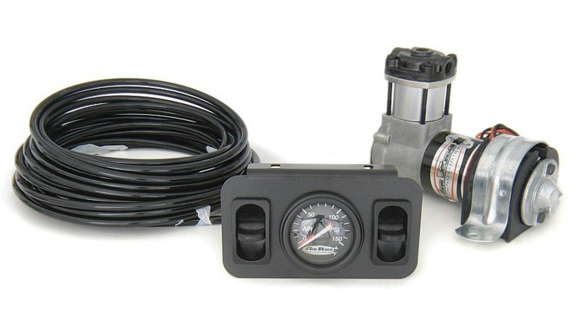 Picture of Ridetech Small OverLoad Style Compressor Kit Dual Switch