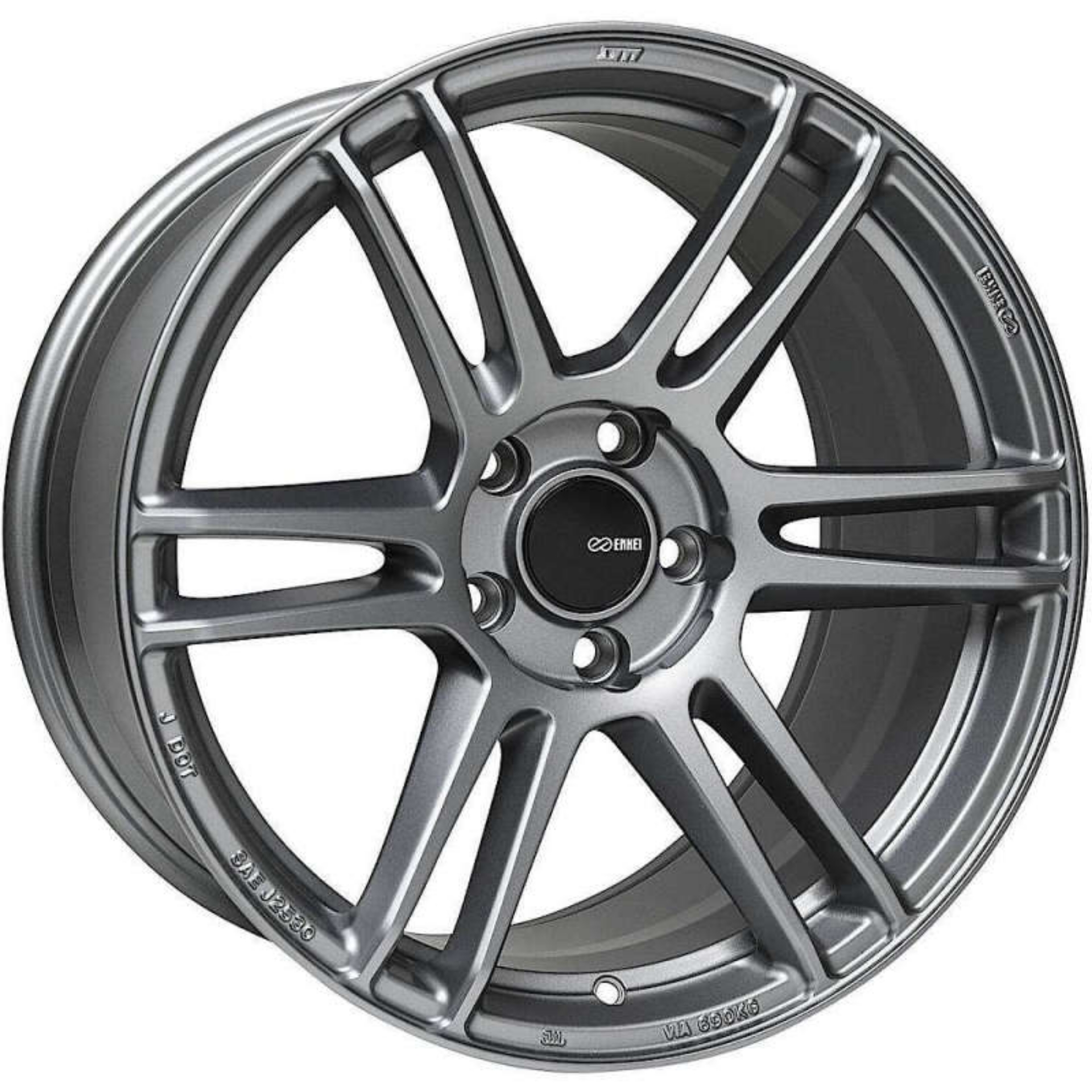 Picture of Enkei TSR-6 18x8 5x112 45mm Offset 72-6mm Bore Titanium Gray Wheel