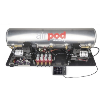 Picture of Ridetech RidePro E5 Air Ride Suspension Control System 5 Gallon Dual Compressor AirPod 1-4in Valves