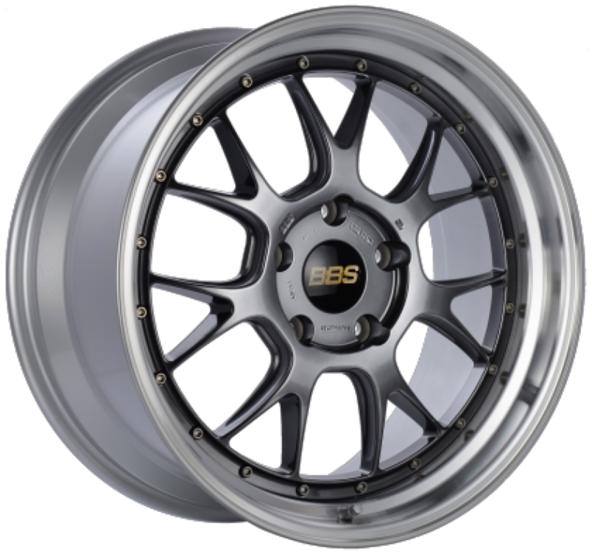 Picture of BBS LM-R 20x9 5x120 ET25 CB82 Diamond Black Center Diamond Cut Lip Wheel