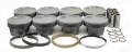 Picture of Mahle MS Piston Set Ford 514ci 4-44in Bore 4-150in Stroke 6-7in Rod 0-990 Pin -28cc 9-9CR - Set of 8