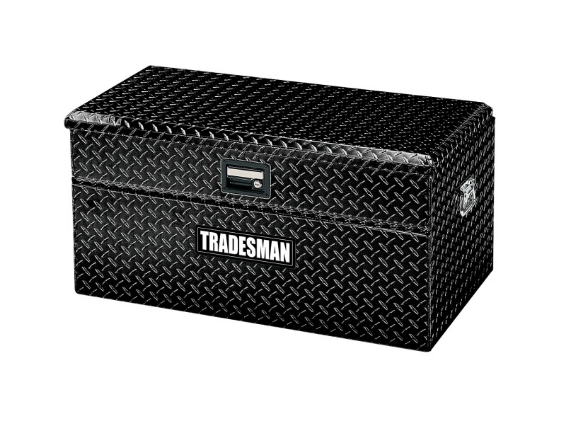 Picture of Tradesman Aluminum Flush Mount Truck Tool Box Full-Slim Line 60in- - Black