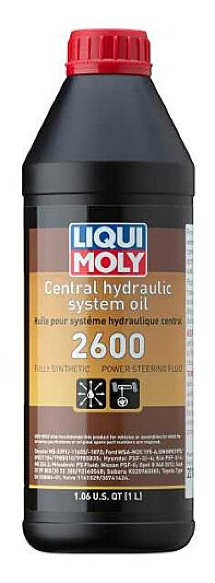 Picture of LIQUI MOLY 1L 2600 Central Hydraulic System Oil