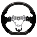 Picture of BLOX Racing 15-21 Subaru Carbon-Alcantara Steering Wheel Black Stitching