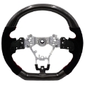 Picture of BLOX Racing 15-21 Subaru Carbon-Alcantara Steering Wheel Red Stitching