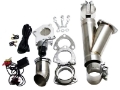 Picture of Granatelli 2-25in Stainless Steel Electronic Exhaust Cutout w-Slip Fit-Band Clamp