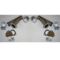 Picture of Granatelli 2-25in Stainless Steel Manual Dual Exhaust Cutout Kit w-Slip Fit & Band Clamp