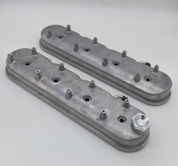 Picture of Granatelli 96-22 GM LS Tall Valve Cover w-Integral Angled Coil Mounts - Cast Finish