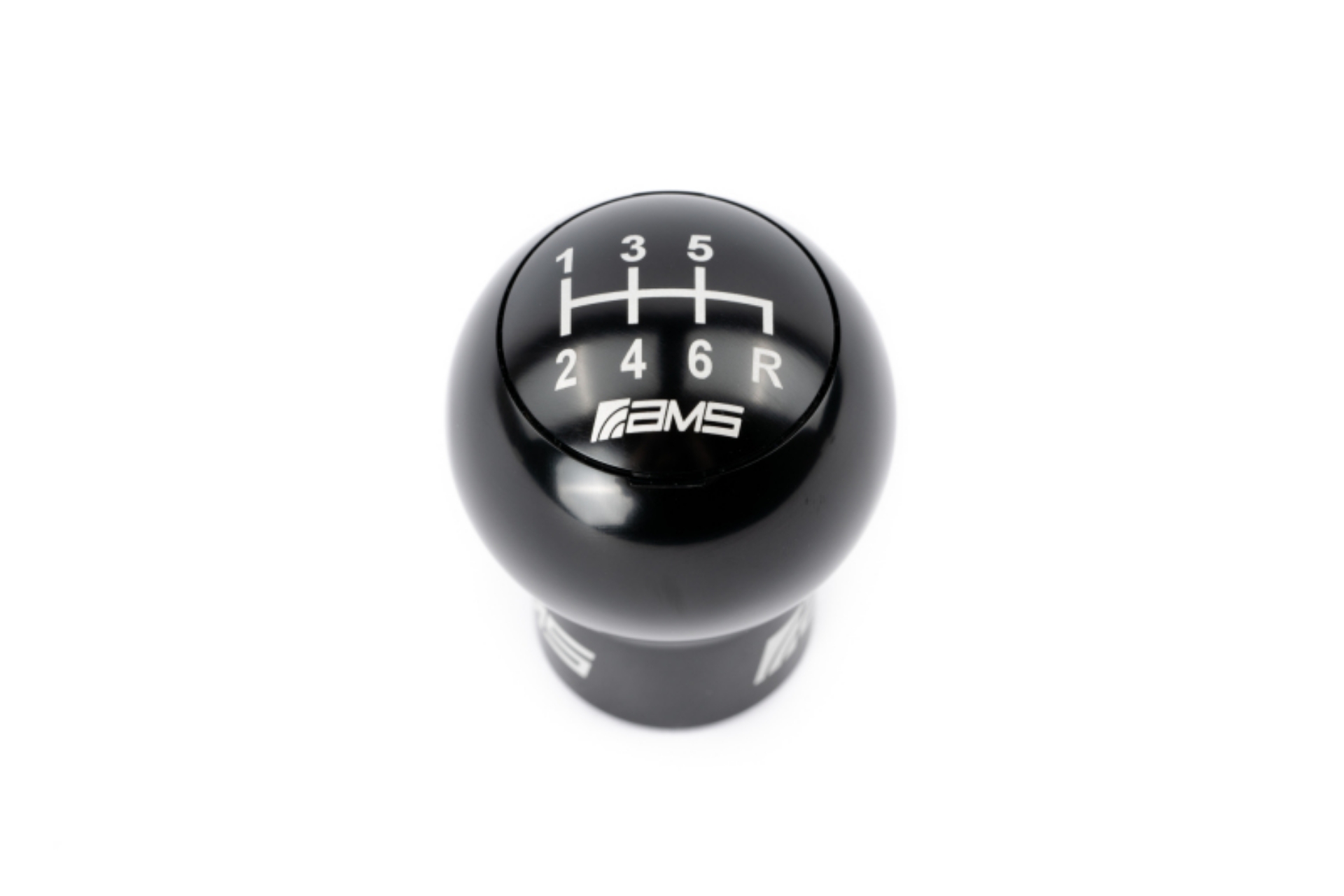 Picture of AMS Performance Subaru WRX-STi 6-Speed Billet Shift Knob Incl Red, Black, & Gunmetal Cap