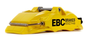 Picture of EBC Racing 13-22 Volkswagen Golf GTI MK7-MK8 2-0T Yellow Apollo-6 Front Right Caliper