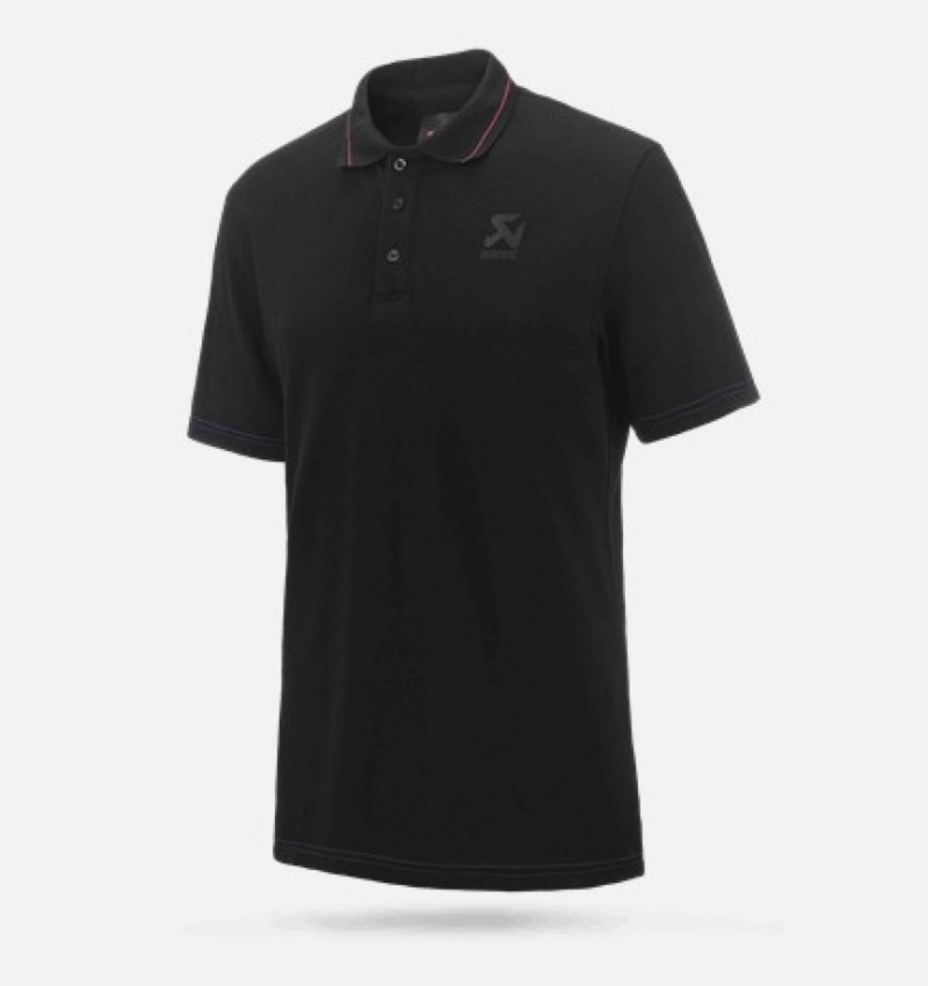 Picture of Akrapovic Corpo Polo Black Mens - M