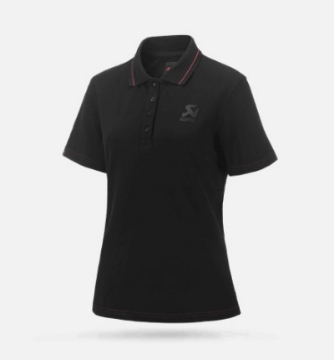 Picture of Akrapovic Corpo Polo Black Womens - L