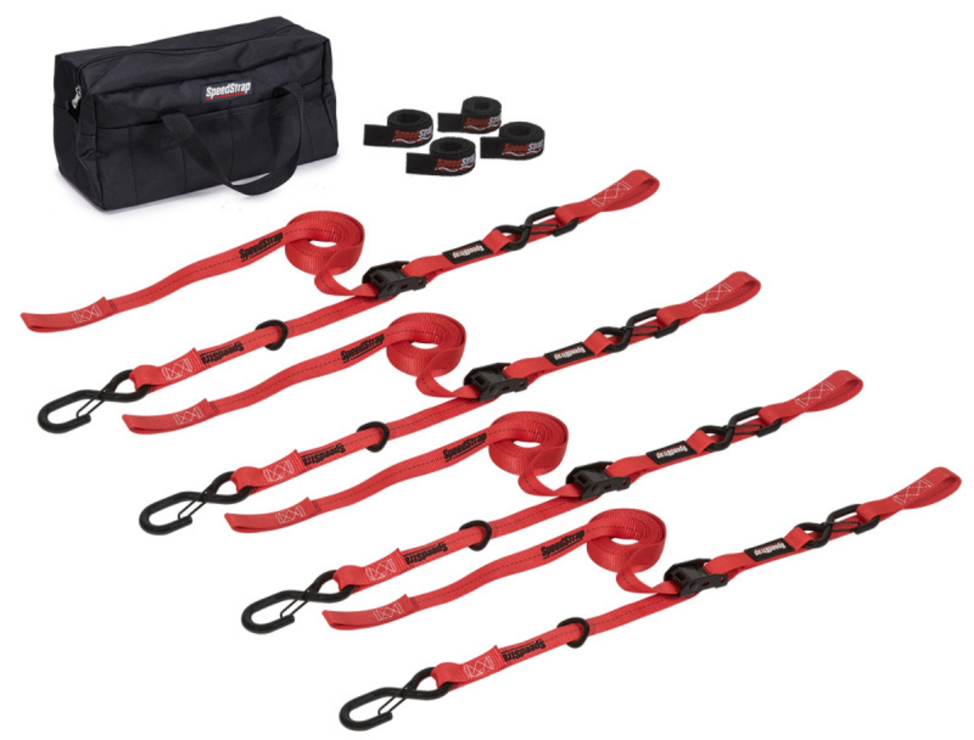 Picture of SpeedStrap 1In Motorcycle Tie-Down Kit - Red