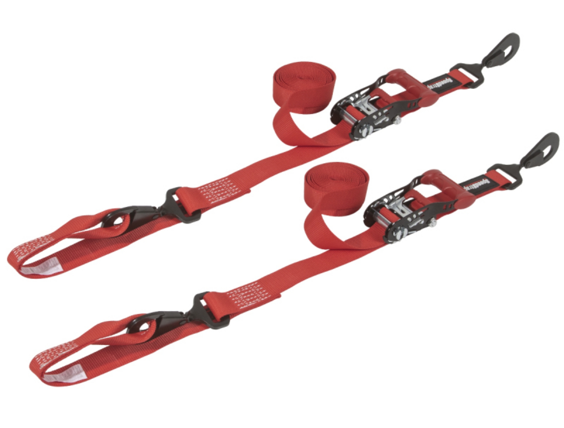 Picture of SpeedStrap 1 1-2In x 10Ft Ratchet Tie-Down w- Soft-Tie 2 Pack - Red