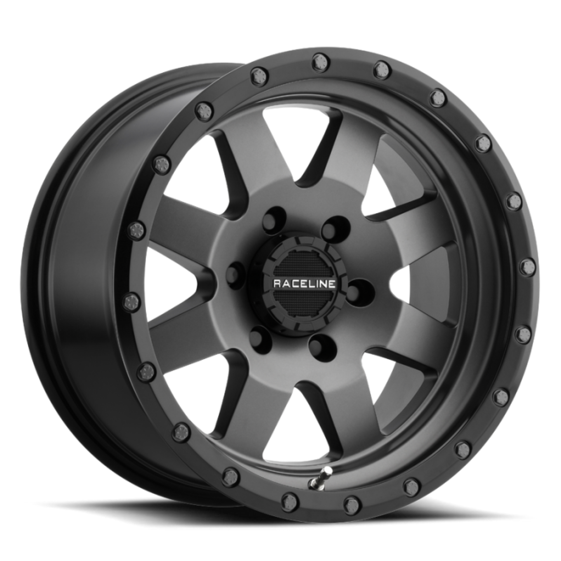 Picture of Raceline 935G Defender 18x9in - 8x165-1 BP - -12mm Offset - 130-81mm Bore - Gunmetal Wheel