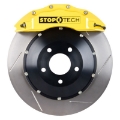 Picture of StopTech Porsche 911 05-10 Carrera Front BBK ST-60 Caliper Yellow - 2pc Slotted 355x35mm Rotor