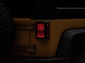 Picture of Raxiom 07-18 Jeep Wrangler JK Axial Series Lux LED Tail Lights- Blk Housing Clear Lens