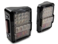 Picture of Raxiom 07-18 Jeep Wrangler JK Axial Series Lux LED Tail Lights- Blk Housing Clear Lens