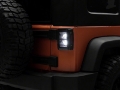 Picture of Raxiom 07-18 Jeep Wrangler JK Axial Series Vision LED Tail Lights- Blk Housing Clear Lens