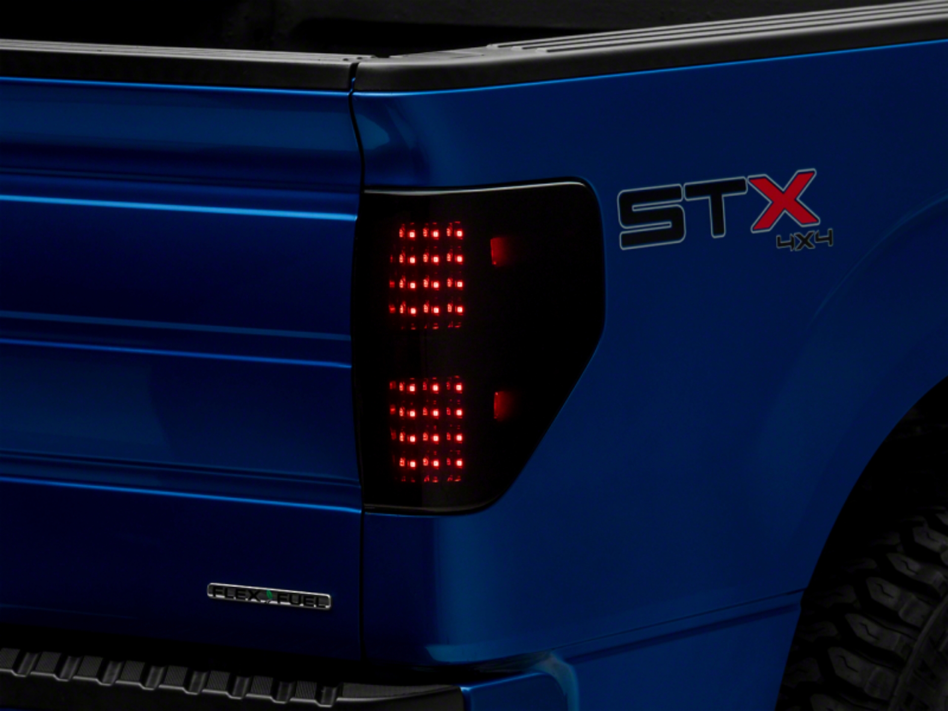 Picture of Raxiom 09-14 Ford F-150 Styleside Axial Series LED Tail Lights- Blk Housing Smoked Lens