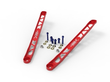 Picture of aFe CONTROL 304 Stainless Steel Front Suspension Strut Brace Red - Toyota GR Supra A90 20-21