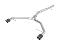 Picture of aFe 17-19 Audi A4 L4-2-0L MACH Force-Xp  Stainless Steel Axle-Back Exhaust System - Carbon Tip