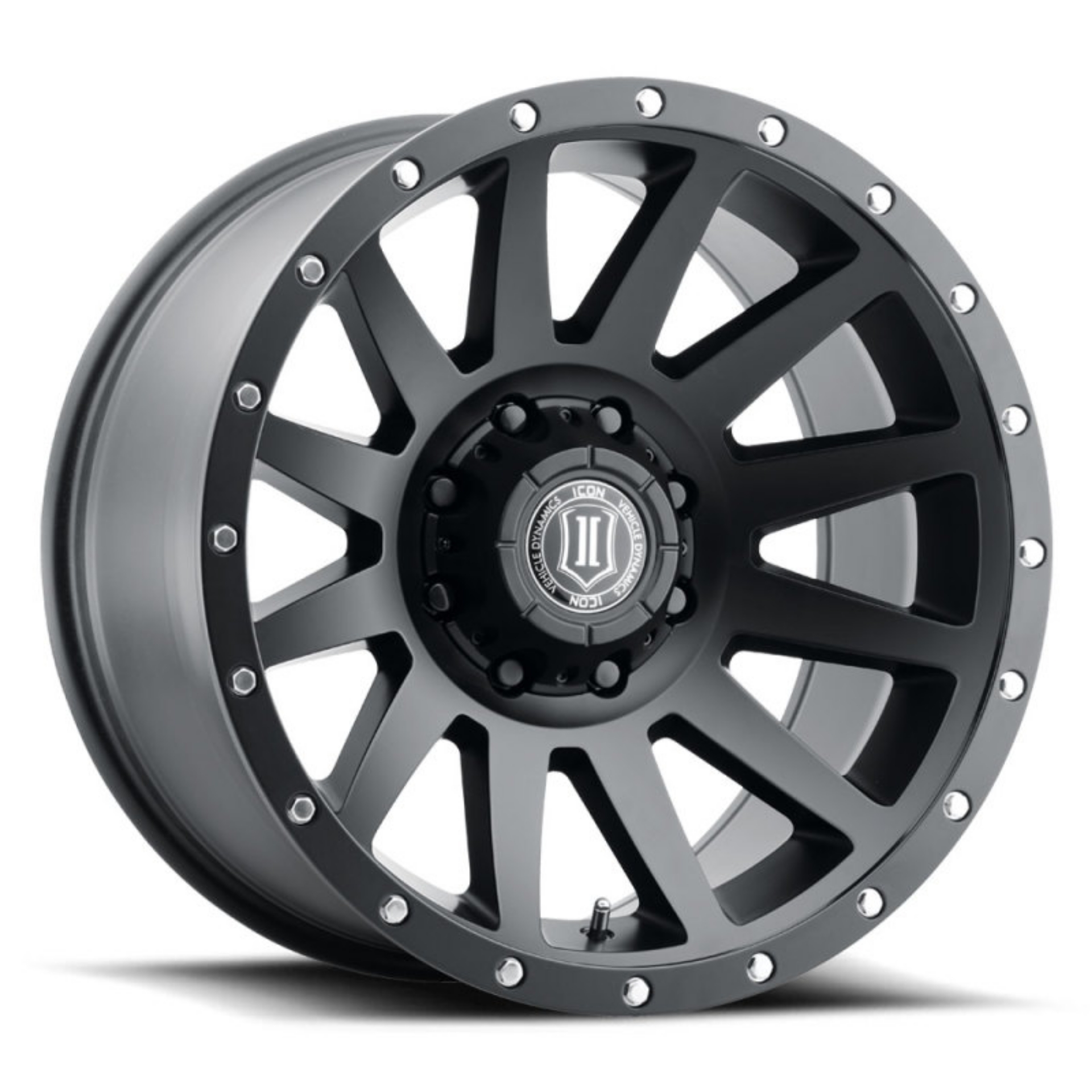 Picture of ICON Compression 20x10 8x6-5 -19mm Offset 4-75in BS 121-4mm Bore Satin Black Wheel