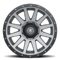 Picture of ICON Compression 20x10 8x6-5 -19mm Offset 4-75in BS 121-4mm Bore Titanium Wheel