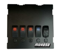 Picture of Moroso 99-04 Mazda Miata NB Radio-HVAC Pocket Block Off Plate With Switches