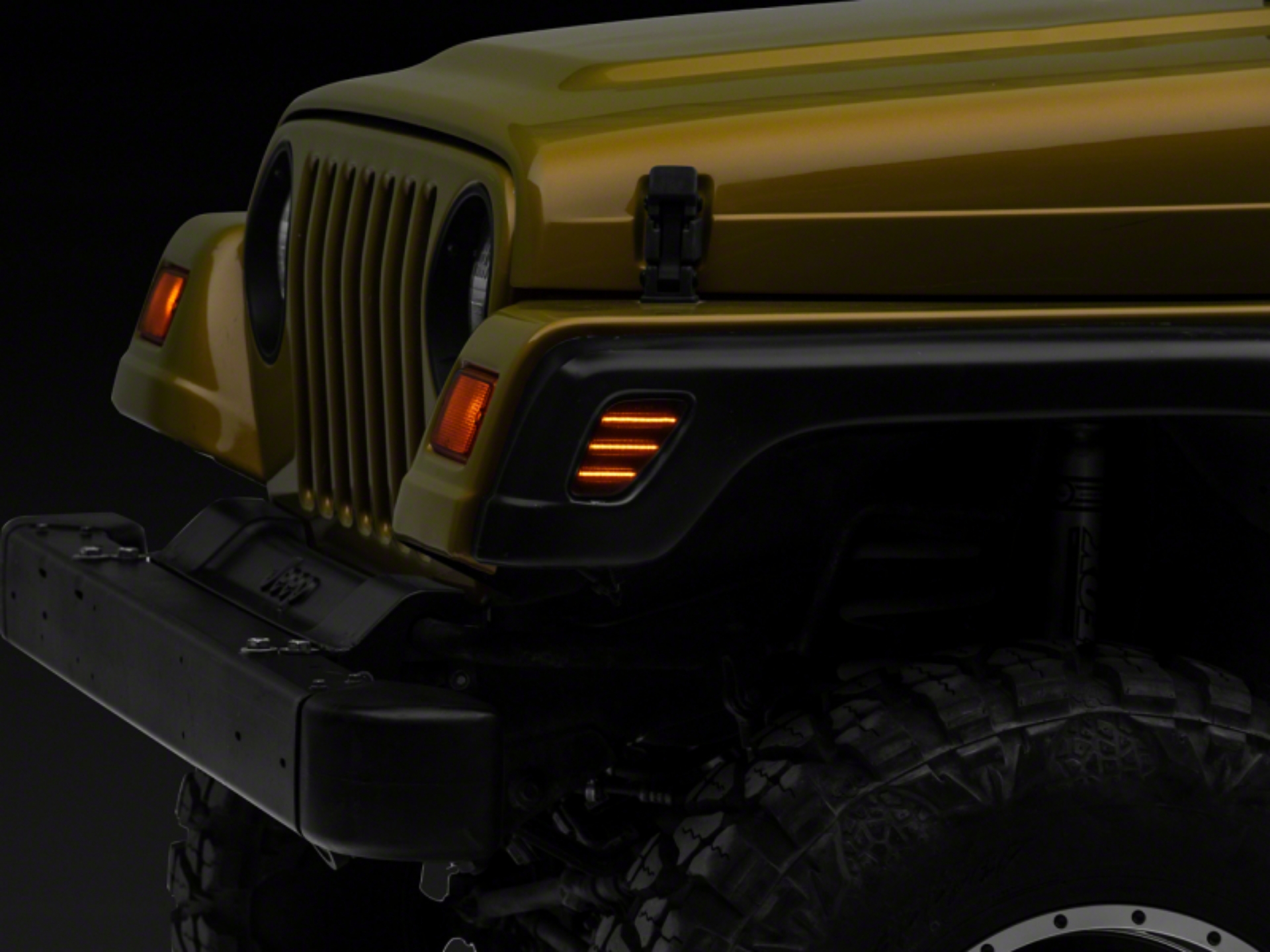 Picture of Raxiom 97-06 Jeep Wrangler TJ Axial Series LED Side Marker Lamps- Smoked