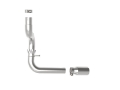 Picture of aFe 20-21 Jeep Wrangler Large Bore-HD 3in 304 Stainless Steel DPF-Back Exhaust System - Polished Tip