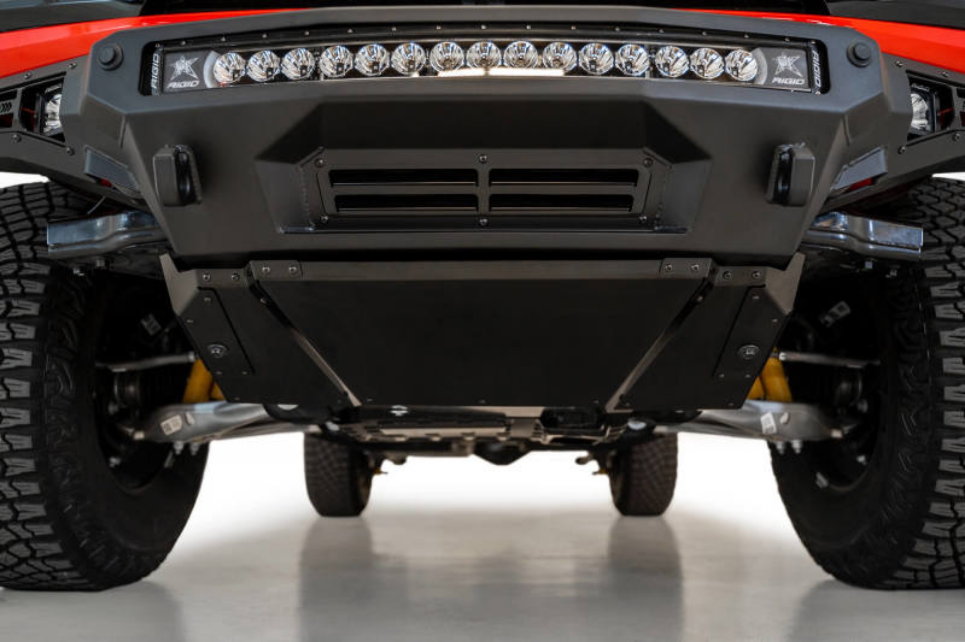 Picture of Addictive Desert Designs 2021+ Ford Bronco Stealth Fighter Front Bumper Skid Plate Kit