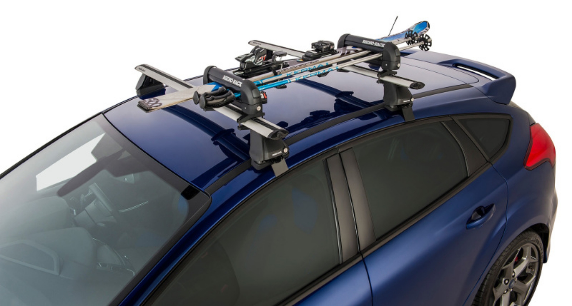 Picture of Rhino-Rack Universal Ski Carrier - Fits 2 Pairs of Skis - Black