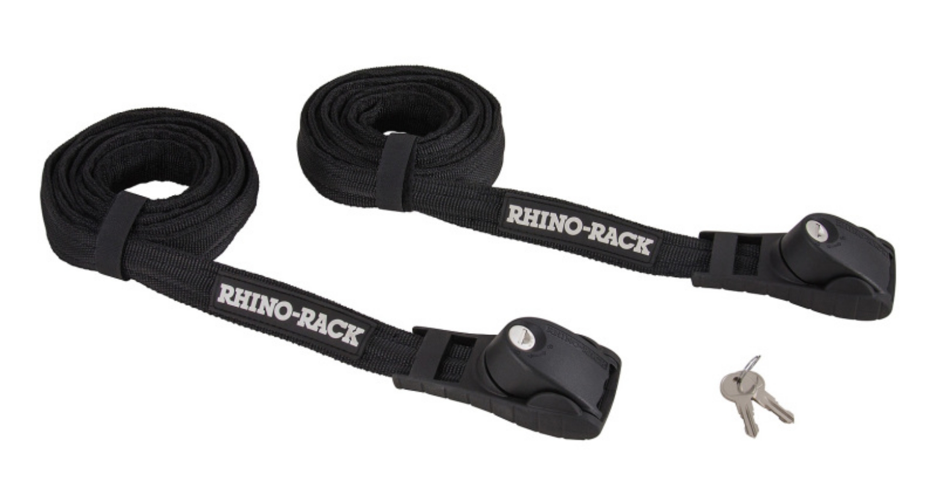 Picture of Rhino-Rack Rapid Tie Down Straps - 3-5m-11-5ft - Pair - Black