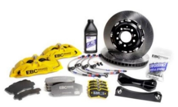 Picture of EBC 06-15 Mazda Miata MX5 NC Yellow Apollo-4 Calipers 330mm Rotors Front Big Brake Kit