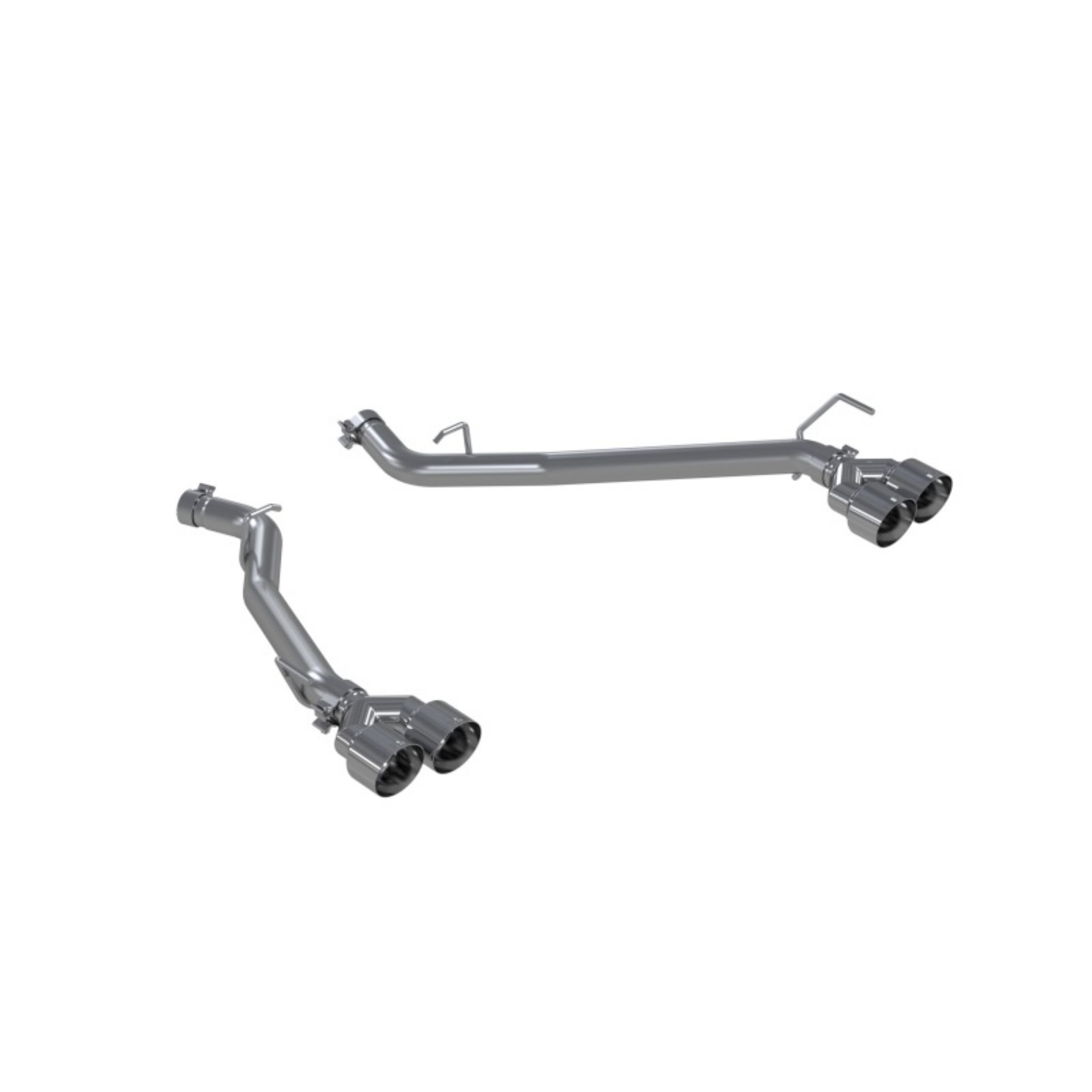 Picture of MBRP 20-21 Ford Explorer ST 3-0L EcoBoost Dual Rear Exit Axle Back w- Quad Tip AL Exhaust System