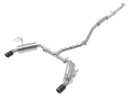 Picture of aFe Takeda 2-5in 304 SS Cat-Back Exhaust System w-CF Tips 2022+ Honda Civic L4-1-5L t