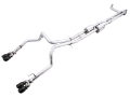 Picture of AWE Tuning 4th Gen GM 1500 6-2L 0FG Catback Split Rear Exit w- Bumper Cutouts - Quad Diamond Tips