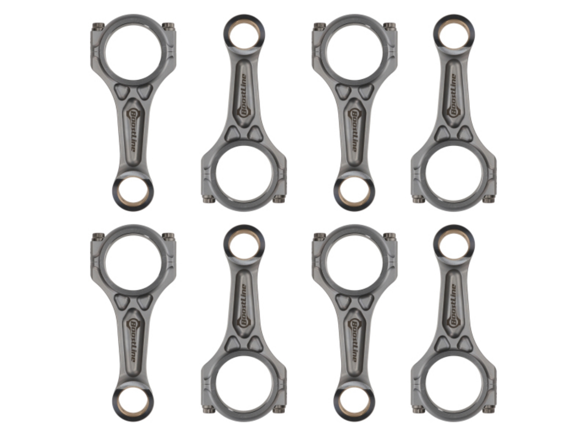 Picture of BoostLine 01-10 11-12 LML GM Duramax 6-6L Diesel 6-418in Connecting Rod Kit Tapered Pin End