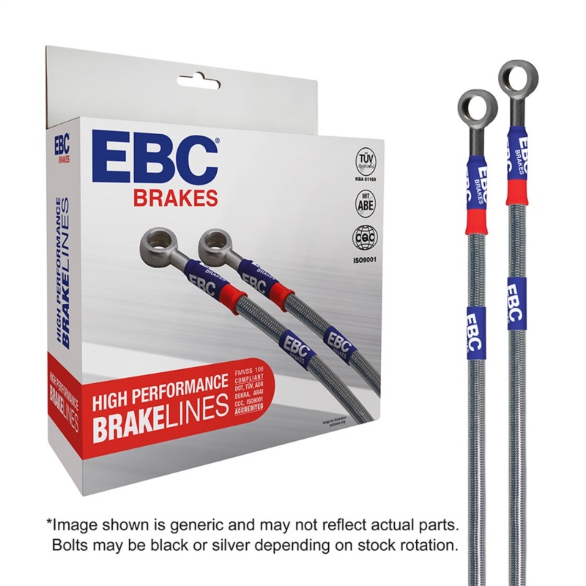 Picture of EBC 02-05 Dodge Ram 1500 4WD 4-7L w-Rear ABS w-o Height Sensor Stainless Steel Brake Line Kit