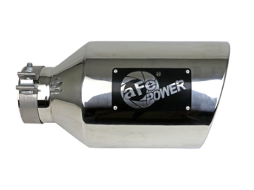 Picture of aFe Power MACH Force-Xp 304 Stainless Steel Clamp-on Exhaust Tip - Polished