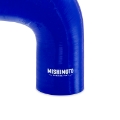 Picture of Mishimoto Silicone Reducer Coupler 90 Degree 3in to 4in - Blue