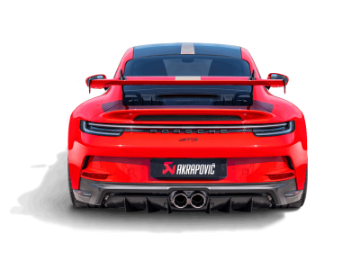 Picture of Akrapovic 21-22 Porsche 911 GT3 992 Rear Carbon Fiber Diffuser - Matte