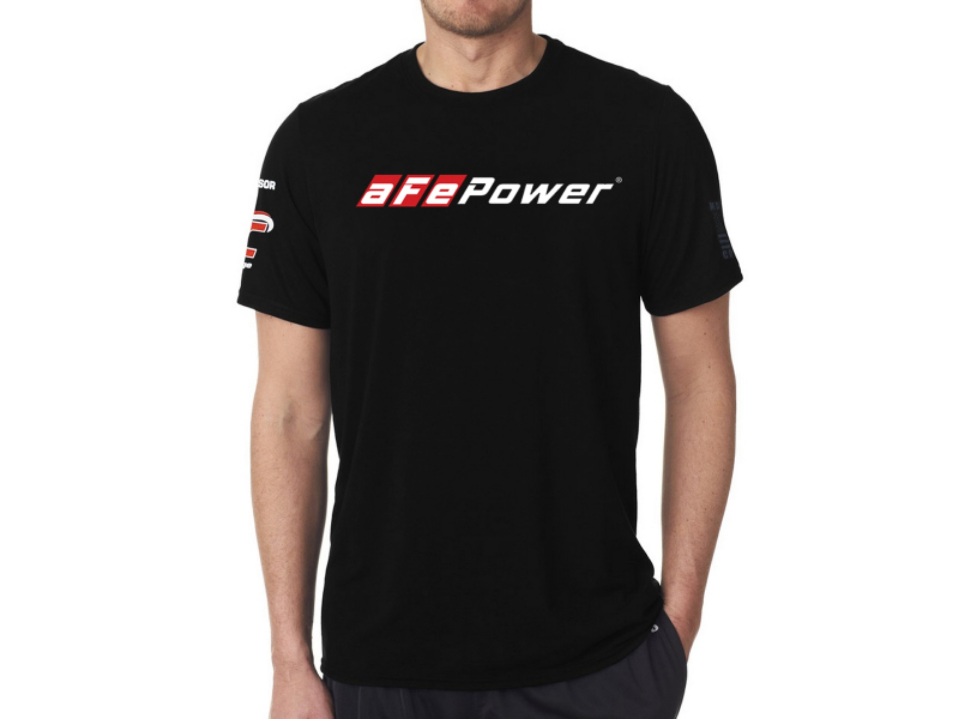 Picture of aFe POWER Short Sleeve Motorsport T-Shirt Black L