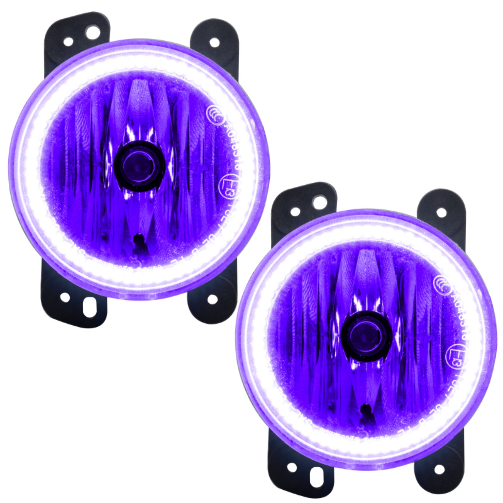 Picture of Oracle Lighting 10-15 Jeep Wrangler JK Pre-Assembled LED Halo Fog Lights -UV-Purple SEE WARRANTY