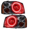 Picture of Oracle Lighting 01-04 Nissan Frontier Pre-Assembled LED Halo Headlights -Red SEE WARRANTY