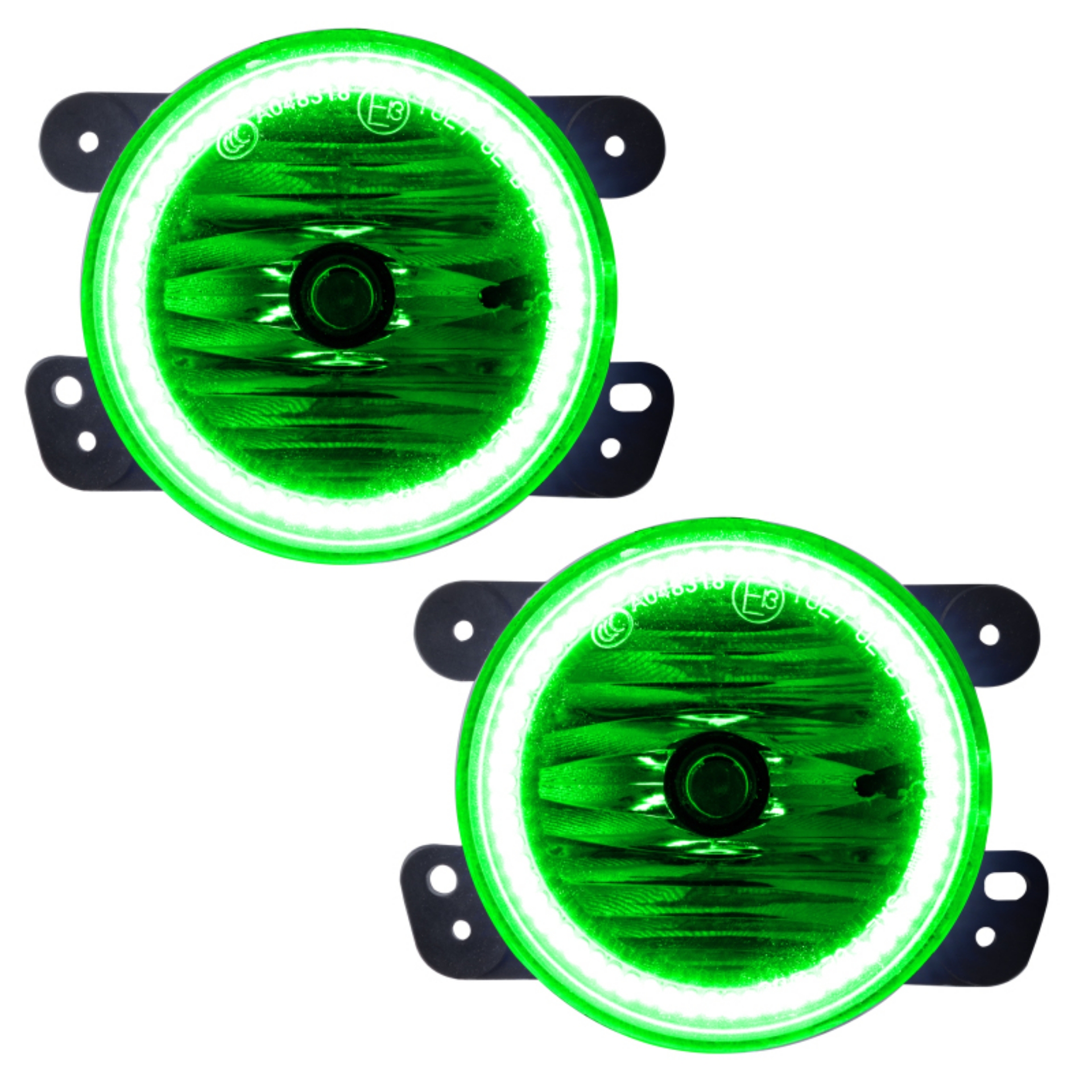 Picture of Oracle Lighting 11-13 Jeep Grand Cherokee Pre-Assembled LED Halo Fog Lights -Green SEE WARRANTY