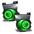 Picture of Oracle Lighting 11-14 Ford F-150 Pre-Assembled LED Halo Fog Lights -Green SEE WARRANTY